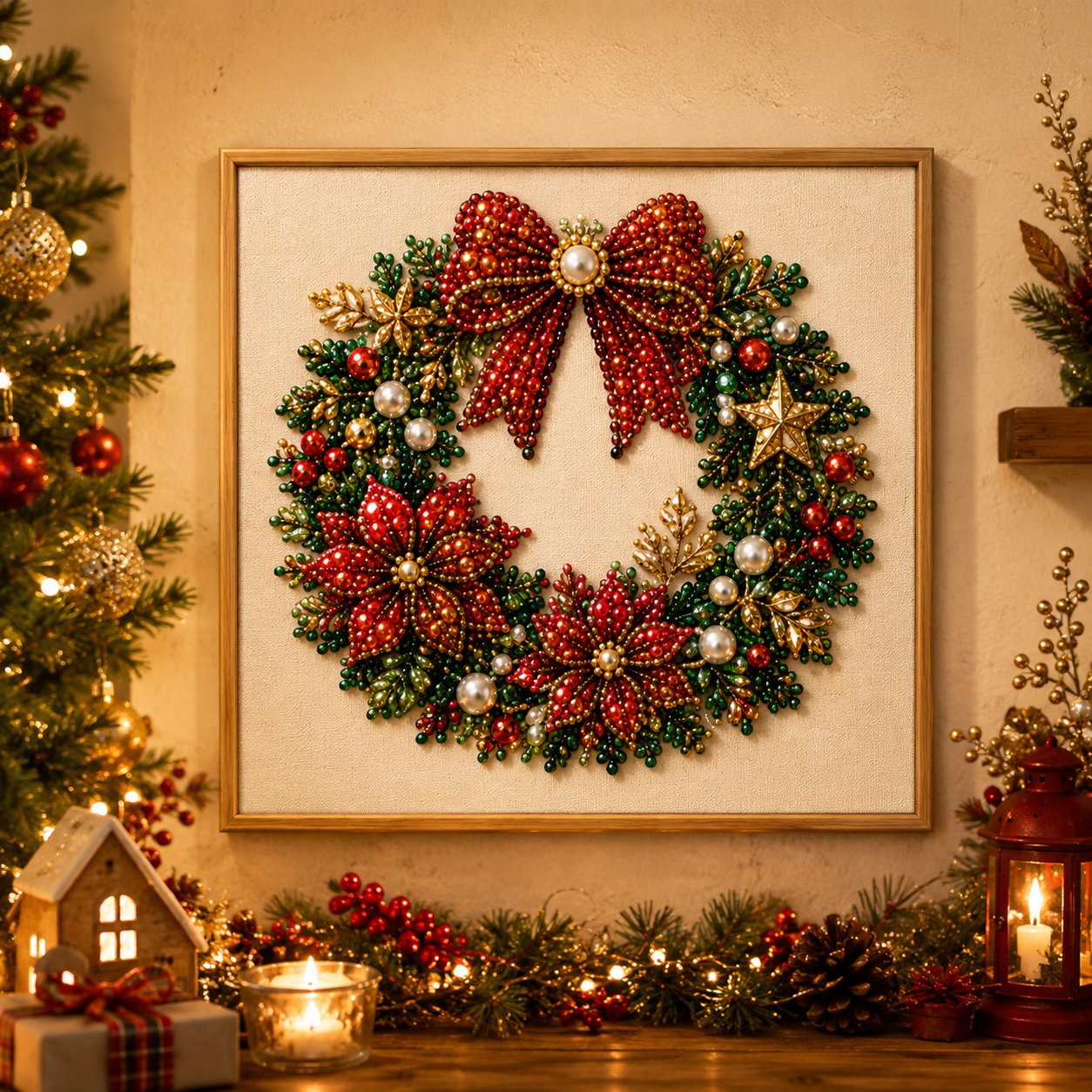 🎄🎊Christmas Special 50% Off! 🎅Boost your Christmas atmosphere! 🦌Favorite for DIY lovers!💎DIY Christmas Pearl Art Kit