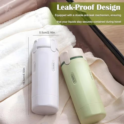 🎉4-in-1 Travel Dispenser Bottles – Leak-Proof, Refillable & TSA Approved