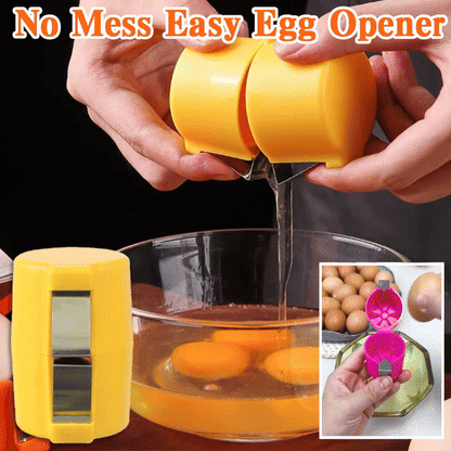 Egg Shell Opener | Clean Crack Every Time, No Mess, Fits All Egg Sizes — 3-Pack