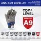 🥳2026 HOT SALE🥳Stainless Steel Mesh Glove – Highest A9 cut level, perfect for butchers & chefs. No more knife accidents! 🔪🚫