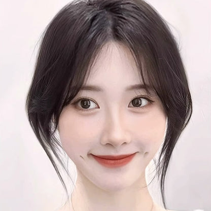🔥Natural Clip-on Partial Bangs Hair Piec