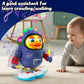 🦆50% OFF LIMITED TIME!✨Dancing Space Duck Toy - Interactive LED Light & Music with Solar Sensor for Fun Cosmic Dance Moves🌟🚀