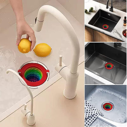 🎉 2026 Sale — Over 50,000 Sold!👾Foldable Rainbow Monster Sink Strainer 🌈