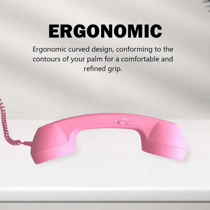 📞 50% OFF NOW! ☎️ Retro Phone Handset – Type-C Wired, HD Speaker & Volume Control – Nostalgic Charm with Up to 99% Less Radiation 🎙️
