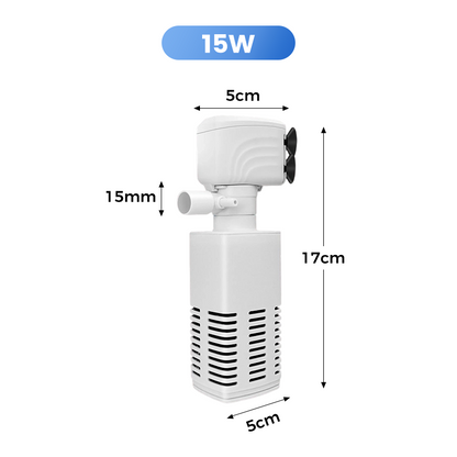 💦Fish Tank 3-in-1 Filter♻️Filtration, Oxygenation & Water Pumping