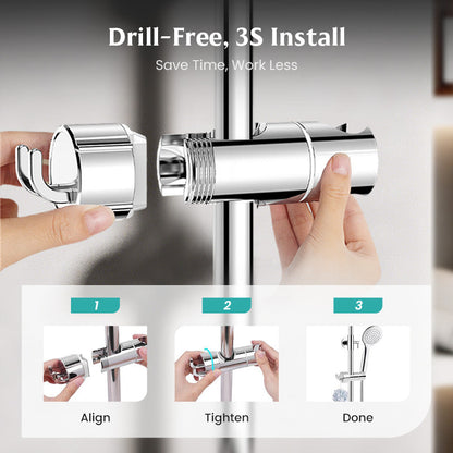 Hand Shower Holder Without Drilling