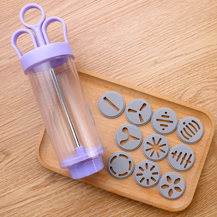 🍪Stainless Steel Cake Decorating Gun Kit – 18-Piece Piping Set, Fill & Decorate with Ease, BPA-Free