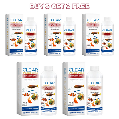🐠BUY MORE GET MORE FREE💧Powerful Aquarium Water Clarifier – Clears Cloudy Water, Safe for Fish & Fast-Acting🌿