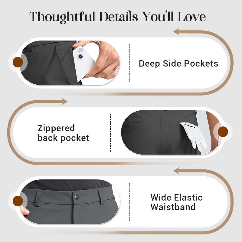 Quick-Dry Athletic Shorts for Men