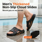 Non-Slip Thick Sole Cloud Slides for Men