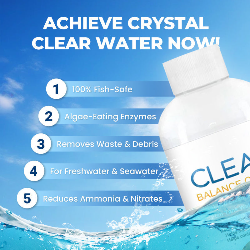 🐠BUY MORE GET MORE FREE💧Powerful Aquarium Water Clarifier – Clears Cloudy Water, Safe for Fish & Fast-Acting🌿