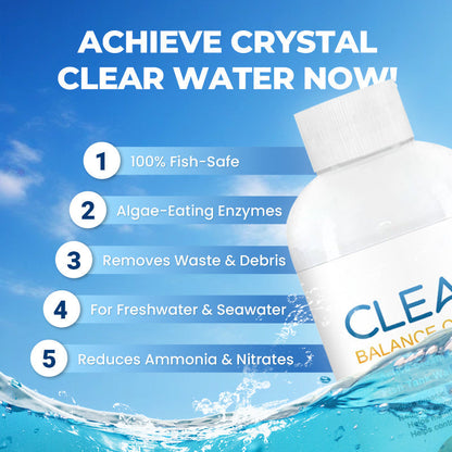 🐠BUY MORE GET MORE FREE💧Powerful Aquarium Water Clarifier – Clears Cloudy Water, Safe for Fish & Fast-Acting🌿