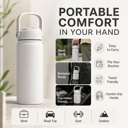 🏖️Summer Hot Sale 50% OFF🏝️❄️Portable heat preservation you can hold! 🔥Premium Stainless Steel Insulated Tumbler