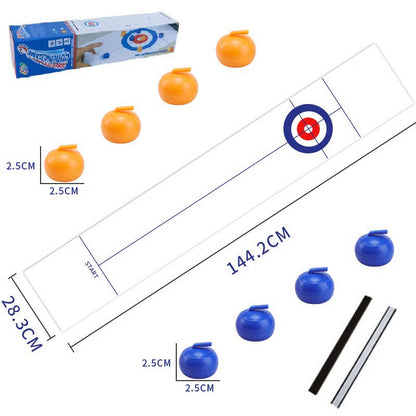 🥌Last Day Special Price £9.99💗2025 New Tabletop Family Curling Game☄️Fun, Engaging, and Perfect for All Ages!
