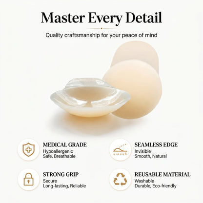 💞Buy 1, Get 1 FREE!🌈✨Invisible Adhesive Nipple Covers with a Lifting Effect for Women