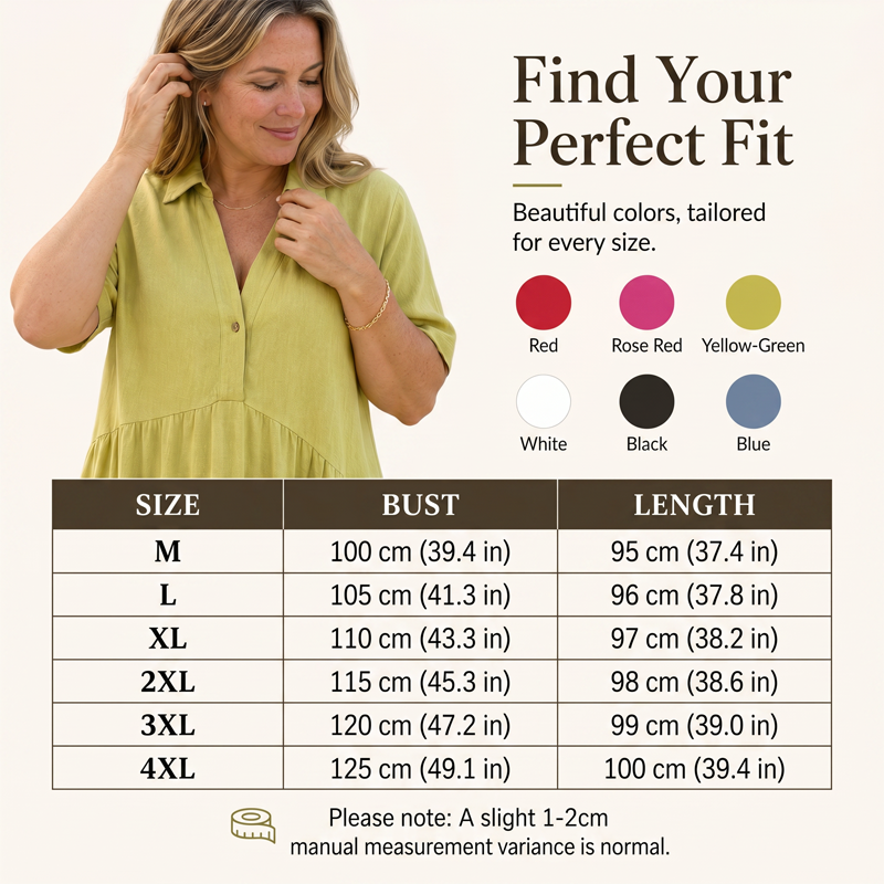 🥳2026 HOT SALE🥳Cotton-Linen A-Line Dress – Breathable, Everyday Chic