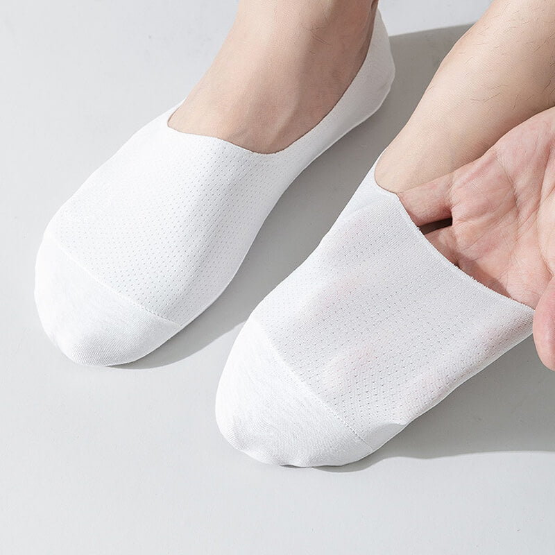 🧦 50% OFF NOW!🍃Ultra Thin Liner Non-Slip No-Show Socks – Invisible under shoes, silicone grip & breathable – perfect for loafers, sneakers or flats 👟