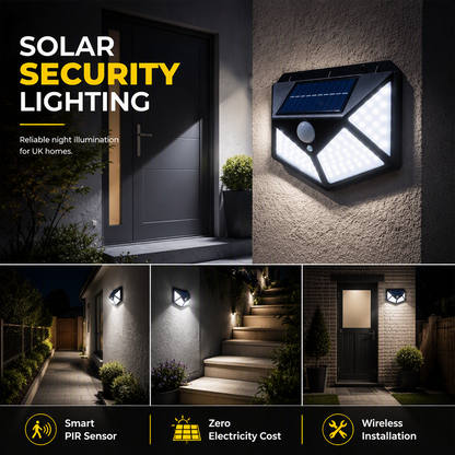 🌞 Motion Sensor Solar Lights – Bright Outdoor Lighting, Light Up Paths, Gardens & Driveways Automatically ✨