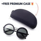 🕶️Adjustable Tint Polarized Round Sunglasses🌞UV400 Protection, Lightweight & Scratch-Resistant✨