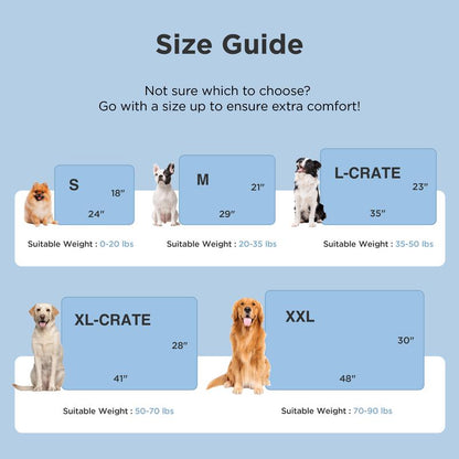 ❄️Breathable Pet Cooling Mat – No Water or Electricity Needed, Machine Washable, Lightweight & Portable, Safe Fabric Cooling for Dogs & Cats in Crate, Car & Home