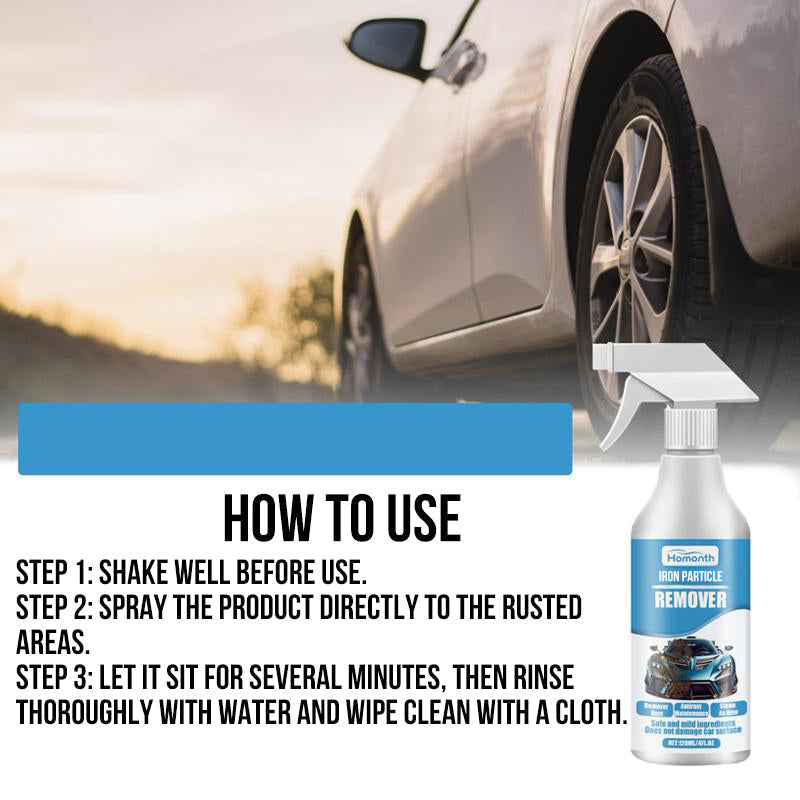 🔥Car Rust & Iron Particle Remover Spray