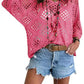 👚50% OFF NOW!🌸Women's Bohemian-Inspired Beige Crochet Top with V-Neck – Breathable, Relaxed Fit & Perfect for Summer Days ☀️