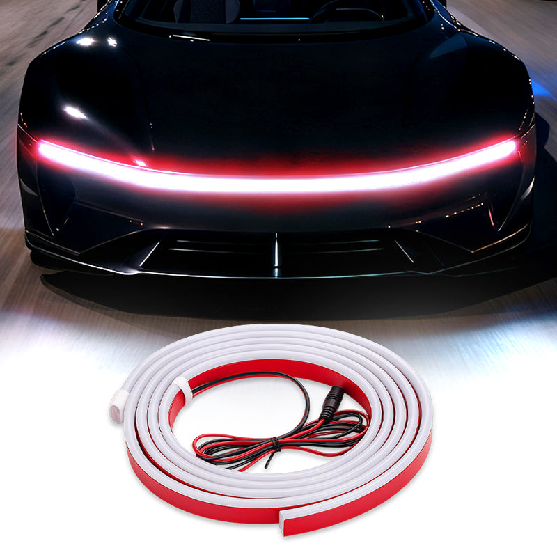 ⏳🔥LIMITED-TIME 50% OFF! ⏰Dynamic Scan HoodBeam Kit – Smooth Scanning LED Hood Light ✨