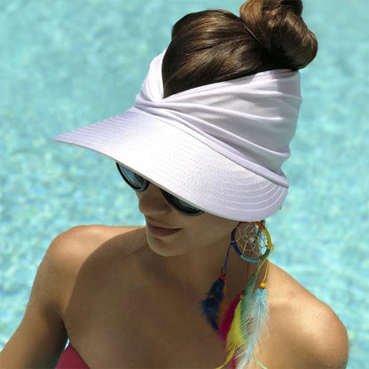 🌞 LIMITED-TIME 50% OFF! 👒 Summer Solid Color Sun Hat – Soft, Wide Brim & Elastic Fit 🍃