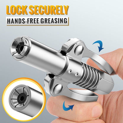 🔥Hot Sale🔥High Pressure Dual Handle Grease Gun Coupler（50% OFF）