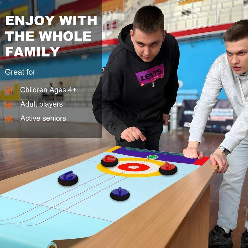 🥌Last Day Special Price £9.99💗2025 New Tabletop Family Curling Game☄️Fun, Engaging, and Perfect for All Ages!