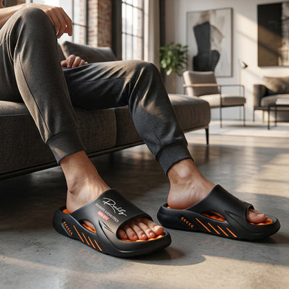 Non-Slip Thick Sole Cloud Slides for Men