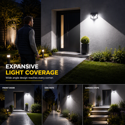 🌞 Motion Sensor Solar Lights – Bright Outdoor Lighting, Light Up Paths, Gardens & Driveways Automatically ✨