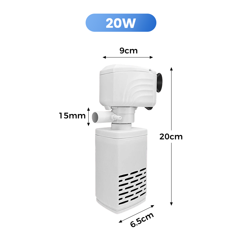 💦Fish Tank 3-in-1 Filter♻️Filtration, Oxygenation & Water Pumping