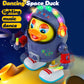 🦆50% OFF LIMITED TIME!✨Dancing Space Duck Toy - Interactive LED Light & Music with Solar Sensor for Fun Cosmic Dance Moves🌟🚀