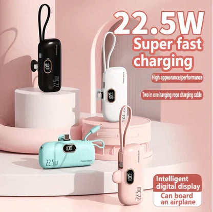 📢📢50% OFF !! ⏰👍5000mAh Mini Portable Charger Power Bank for phone