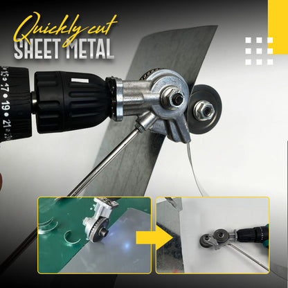 🔩LIMITED-TIME 50% OFF✨Electric Drill Plate Cutter – Metal Gear, Precise, Lightweight, Safe ⚙️