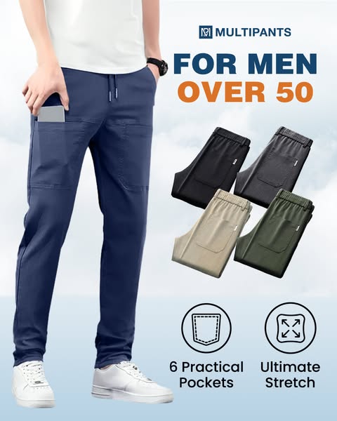 👖🛠️MultiPants – High Stretch Multi-pocket Durable Cargo Pants