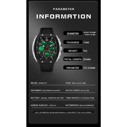 🎁Men's Luminous Digital Watch – Sporty Automatic, Water Resistant & Free Shipping🚛📦