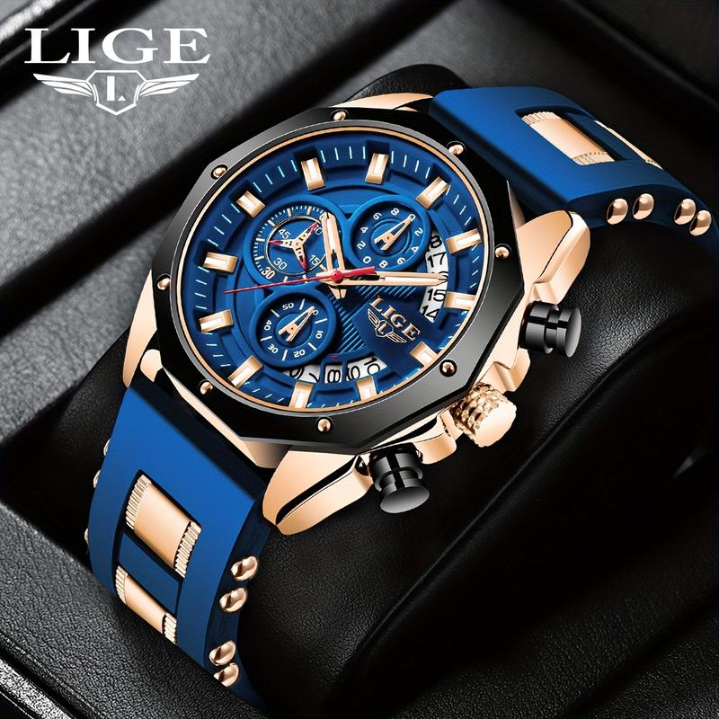 ⏳Time-Limited Special⏰Men's Outdoor Waterproof Sport Quartz Watch – Chronograph function, durable & water-resistant – Perfect for sports, travel & daily wear 🏃‍♂️