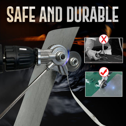 🔩LIMITED-TIME 50% OFF✨Electric Drill Plate Cutter – Metal Gear, Precise, Lightweight, Safe ⚙️