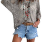 👚50% OFF NOW!🌸Women's Bohemian-Inspired Beige Crochet Top with V-Neck – Breathable, Relaxed Fit & Perfect for Summer Days ☀️