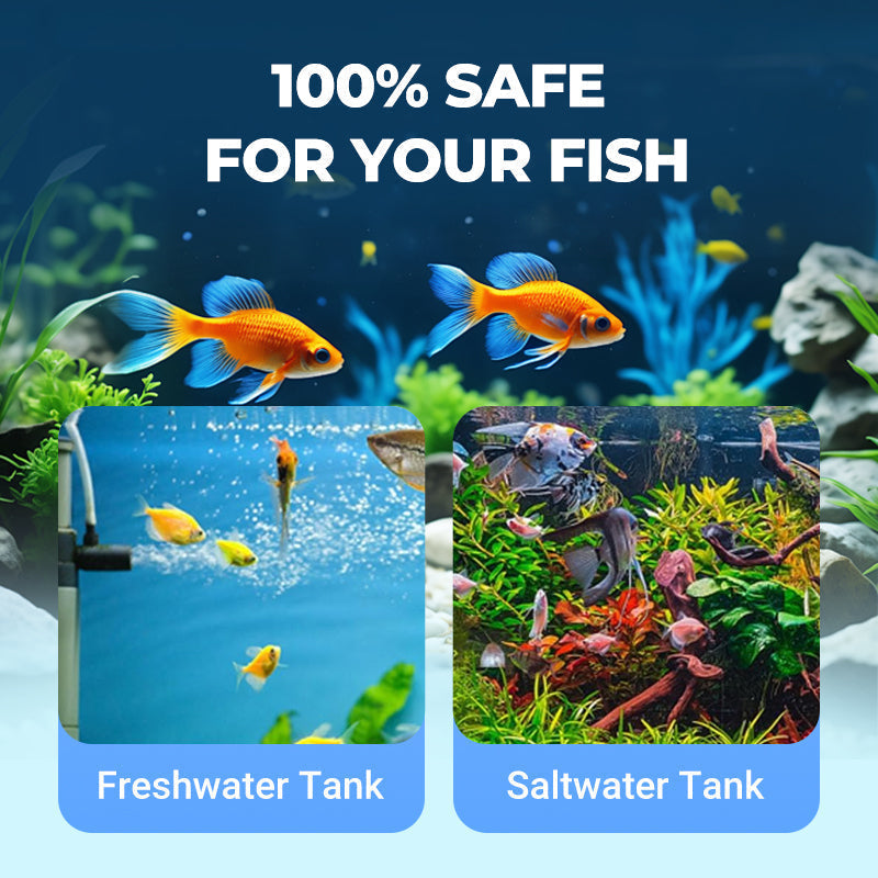 🐠BUY MORE GET MORE FREE💧Powerful Aquarium Water Clarifier – Clears Cloudy Water, Safe for Fish & Fast-Acting🌿