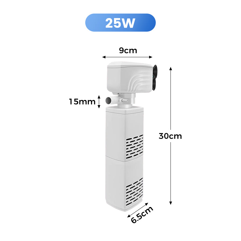 💦Fish Tank 3-in-1 Filter♻️Filtration, Oxygenation & Water Pumping