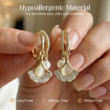 💎Delicate Ginkgo Leaf Earrings – Romantic Valentine's Day Gift🌿