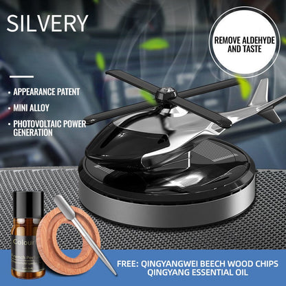 📢📢50% OFF !! ⏰ Metal Solar Helicopter Air Freshener