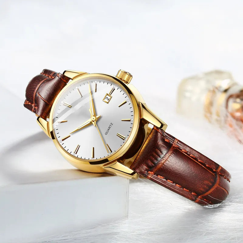 Fashion Waterproof Quartz Watch | Unisex Luxury Timepiece for Men & Women