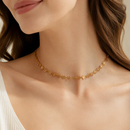 ✨🌙 50% OFF! 💖2026 Sale — Over 19,400 Sold! Radiant Heart Necklace – Whisper-Light, Day-to-Night Glow 💫