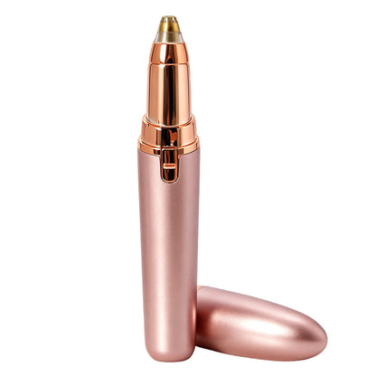 📢📢50% OFF !! ⏰Electric Eyebrow Trimmer Pen with LED Light – USB Rechargeable Precision Hair Remover