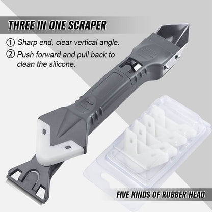 3 in 1 Multifunctional Silicone Scraper