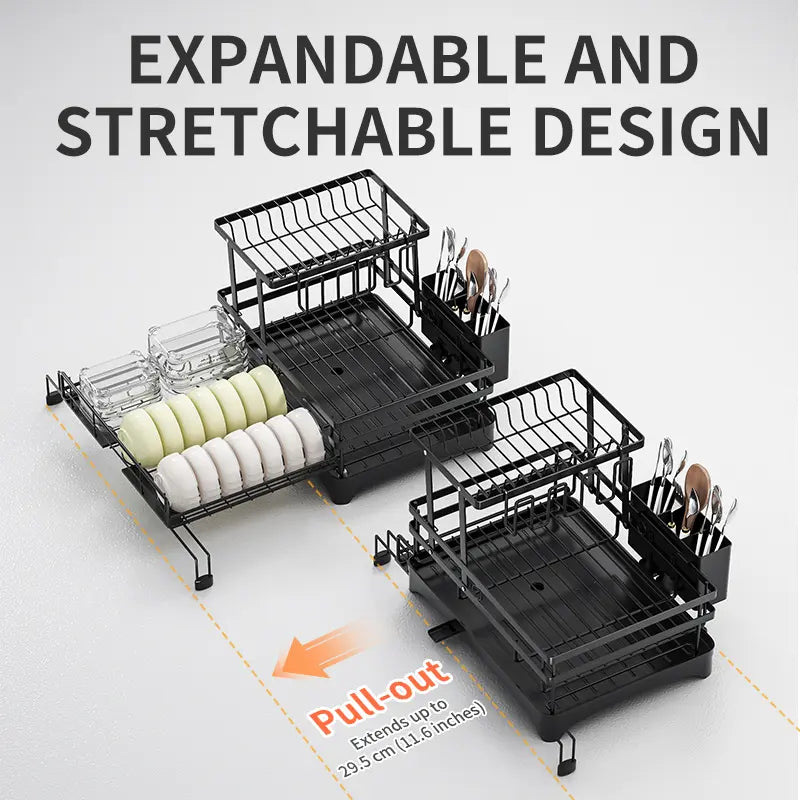 Foldable Over Sink Dish Drying Rack